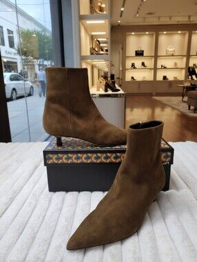AEYDE SOFIE SUEDE ANKLE BOOTS WOMEN'S SZ 7 EU 37 $745